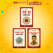 Combo 3 sách Nhân Tướng Học – Tử Vi Luận Giải – Phong Thủy Khai Vận | Hiểu bản mệnh – cải vận – thu